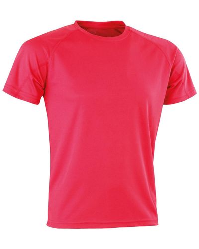 Spiro T-shirt Aircool - Rouge