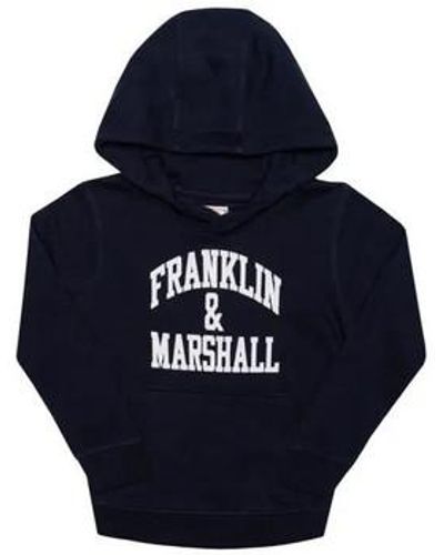 Franklin & Marshall Sweat-shirt Sweatshirt à capuche Basic - Bleu