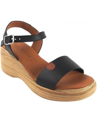 Eva Frutos Chaussures sandale 4792 noir - Marron