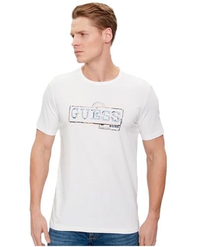 Guess T-shirt Authentic - Blanc