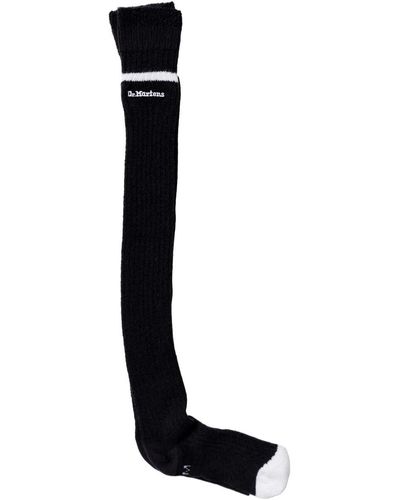 Dr. Martens Chaussettes hautes Long Marl Sock Organic Cotton Blend AD085001 - Noir