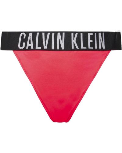 Calvin Klein Maillots de bain KW0KW02665 - STRING - Rouge