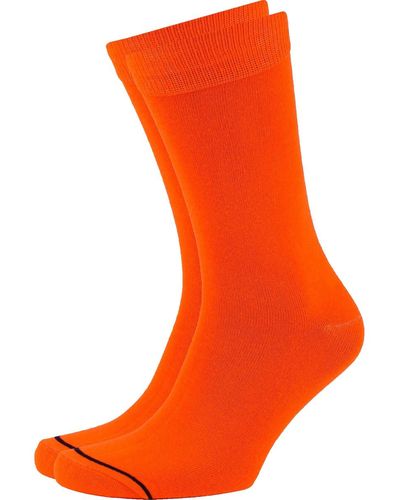 Suitable Socquettes Chaussettes Organiques Orange