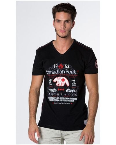 Canadian Peak T-shirt JONTARIO t-shirt pour - Noir