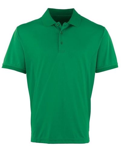 PREMIER T-shirt Coolchecker - Vert