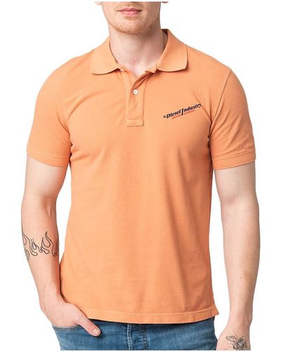 DIESEL T-shirt A03860-0HEAM - Orange