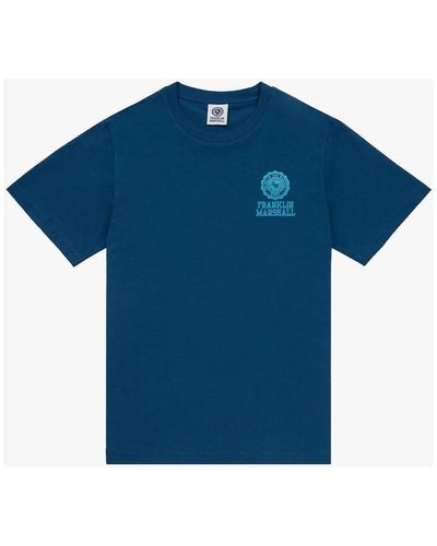 Franklin & Marshall T-shirt JM3012.1000P01-252 - Bleu