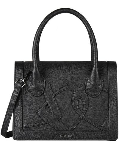 Etrier Sac à main Sac porté main Alezan cuir ALEZAN 709-EALE002M - Noir