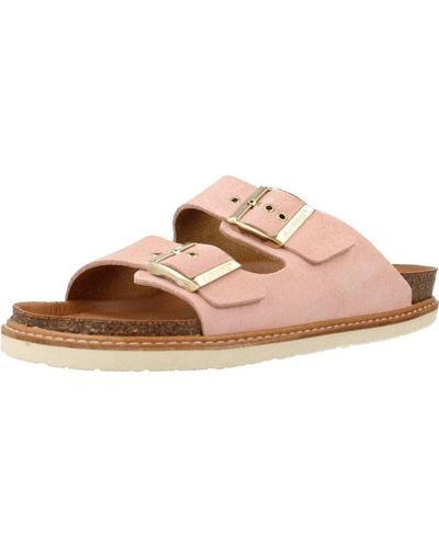 Genuins Mules HAWAII Chaussons - Rose
