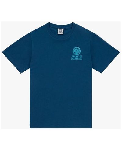 Franklin & Marshall T-shirt JM3012.1000P01-252 - Bleu