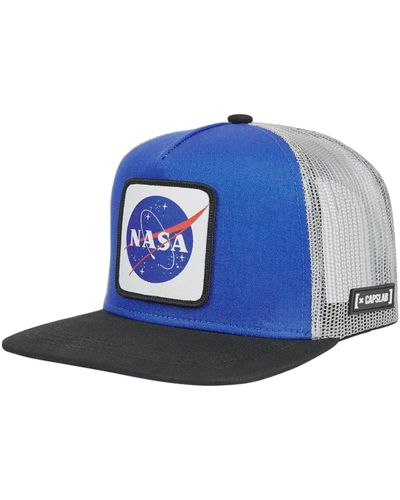 Capslab Casquette Space Mission NASA Snapback Cap - Bleu