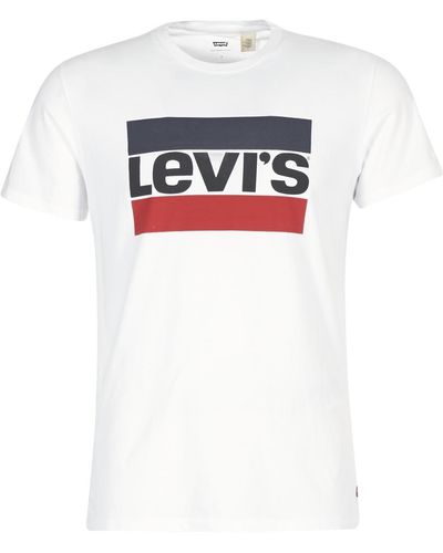 Levi's T-shirt Levis GRAPHIC SPORTSWEAR LOGO - Blanc