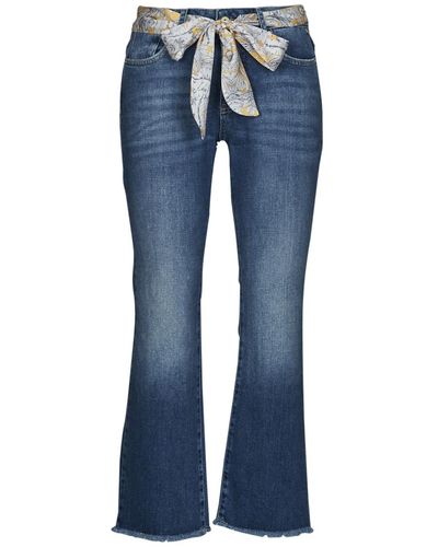 Freeman T.porter Jeans flare / larges NORMA SDM - Bleu