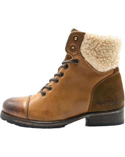 Pepe Jeans Boots Melting Warm - Marron