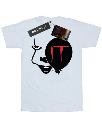 It T-shirt Pennywise Smile - Blanc