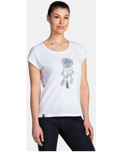 KILPI T-shirt T-shirt en coton pour ROANE-W - Blanc