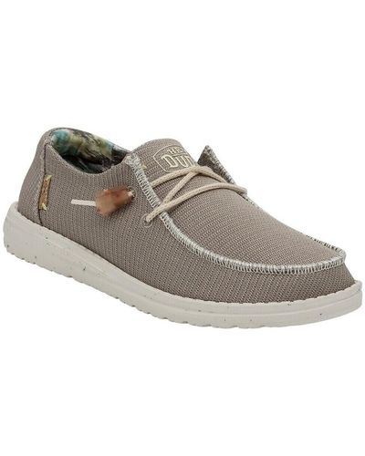 HeyDude Baskets Wendy Eco knit - Gris