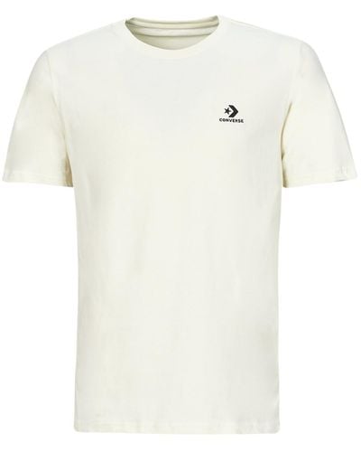 Converse T-shirt STAR CHEV TEE EGRET - Blanc