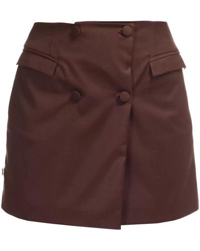 Jijil Jupes brun miniskirt - Marron