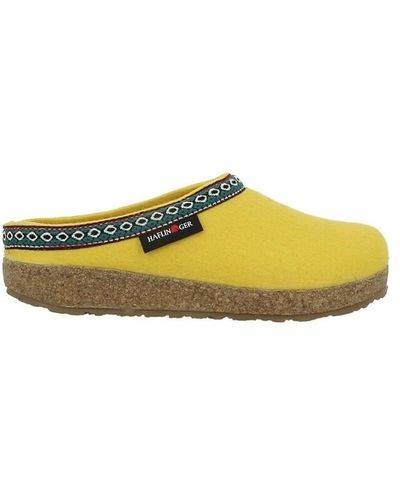 Haflinger Chaussons GRIZZLY FRANZL - Jaune