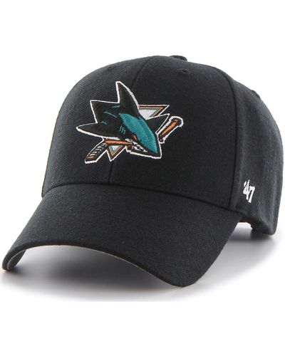 '47 Casquette 47 NHL CAP SAN JOSE SHARKS MVP BLACK - Noir