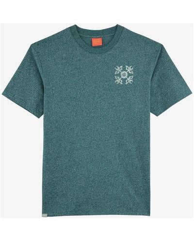 Oxbow T-shirt Tee-shirt manches courtes imprimé P2TEROZ - Bleu