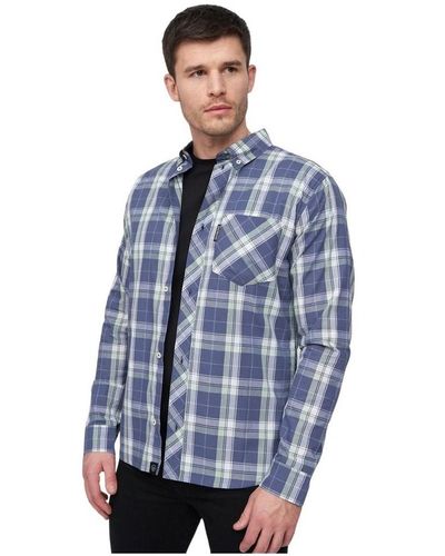 Duck and Cover Chemise Lennmore - Bleu