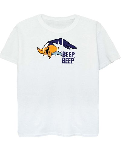 Dessins Animés T-shirt Beep Beep - Blanc