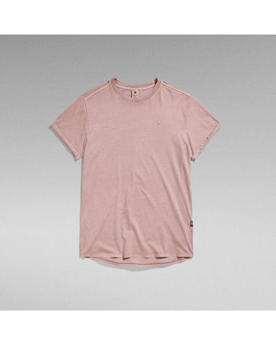 G-Star RAW T-shirt D16396 2653 LASH-G216 LT BERRY MIST - Rose