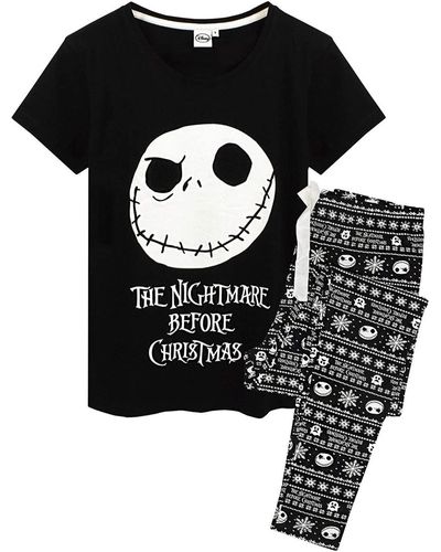 Nightmare Before Christmas Pyjamas / Chemises de nuit NS6740 - Noir