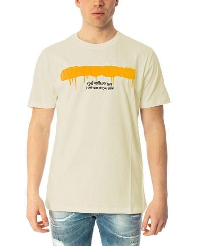DISCLAIMER T-shirt T-shirt avec logo fluo - Jaune