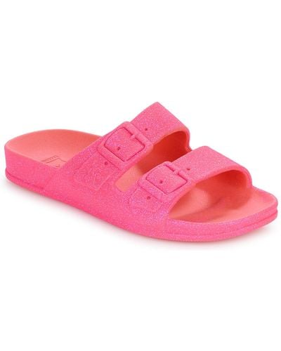 CACATOES Mules NEON FLUO - Rose