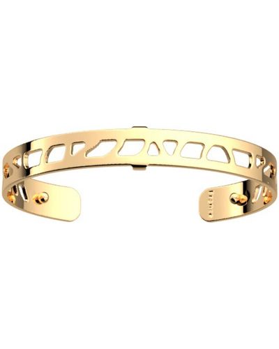 Les Georgettes Bracelets Manchette dorée 8 mm collection Perroquet - Métallisé