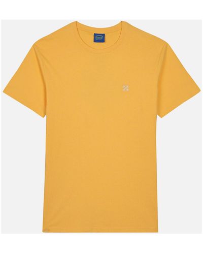 Oxbow T-shirt Tee shirt manches courtes graphique TEFLA - Jaune