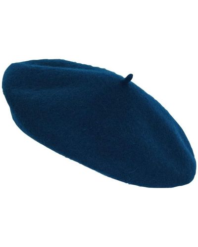 Chapeau-Tendance Chapeau Béret 100% laine - Bleu