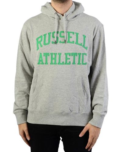 Russell Sweat-shirt à Capuche Iconic Tackle Twill Hoody - Gris