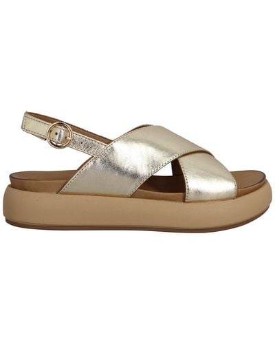 Inuovo Sandales 96005 Cuir Gold - Marron