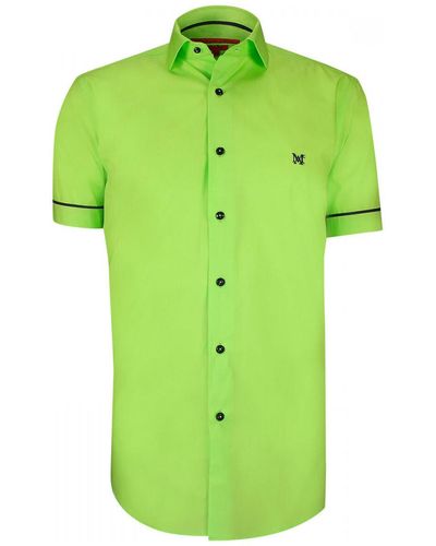 Andrew Mc Allister Chemise chemisette mode cintree island vert