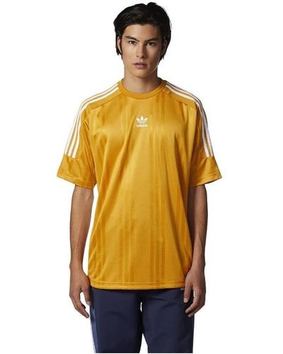 adidas T-shirt Originals Jacquard 3 Stripes Tshirt - Jaune