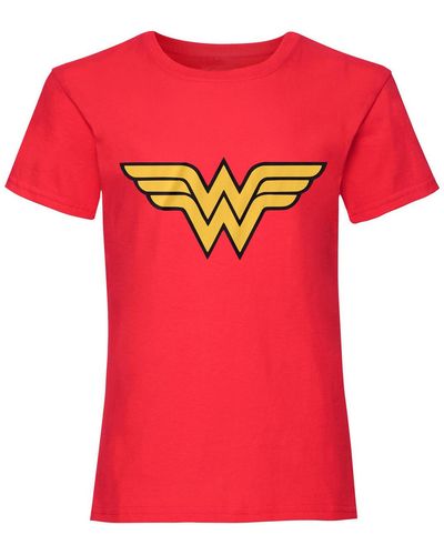 Dc Comics T-shirt Wonder Woman - Rose