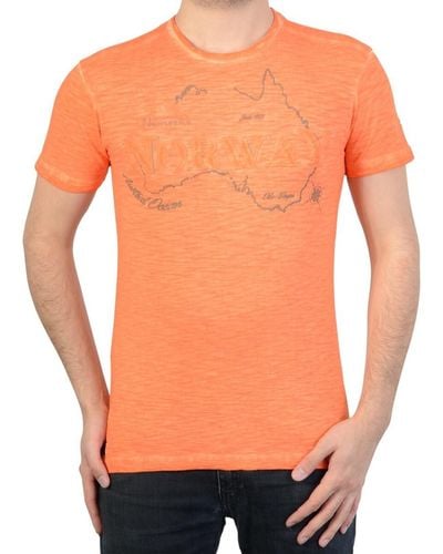 GEOGRAPHICAL NORWAY T-shirt T-Shirt jebel - Orange