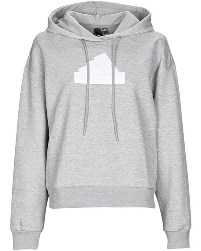 adidas Sweat-shirt FI BOS HOODIE - Gris