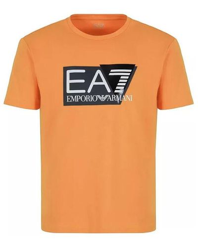 EA7 T-shirt Tee-shirt - Orange