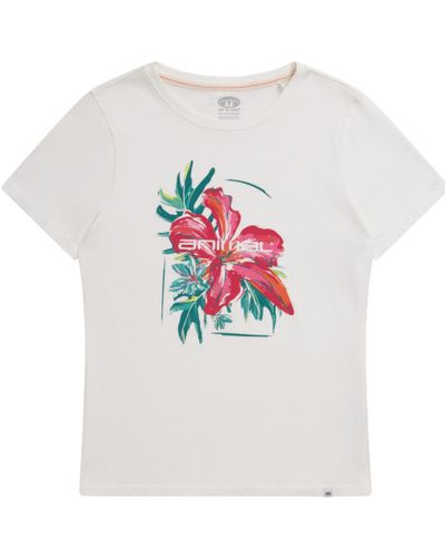 Animal T-shirt Carina - Blanc