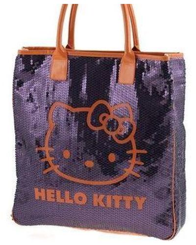 Camomilla Sac Bandouliere Grand sac shopping Sequins pourpre Hello Kitty - Violet