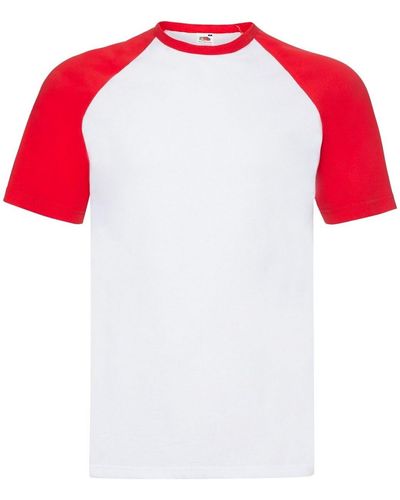 Fruit Of The Loom T-shirt SS026 - Rouge