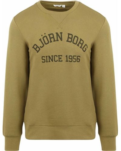 Björn Borg Sweat-shirt Sweater Essential Vert