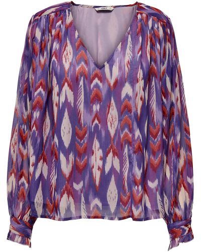 ONLY Chemise Blouse - Violet