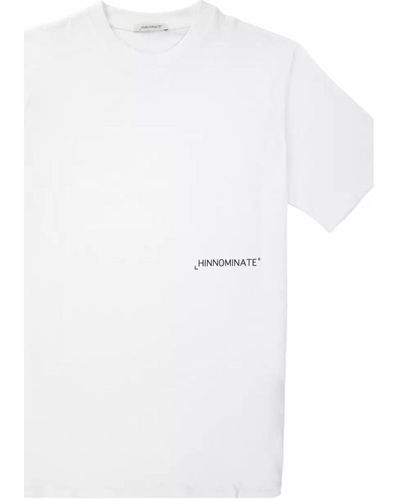 hinnominate T-shirt T-shirt logo blanc noir