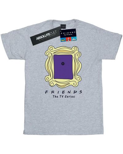 Friends T-shirt Door Peephole - Gris